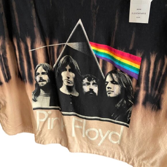 ELEVEN PARIS Pink Floyd band tee tie dye Print Crop Top,Tank NWT - Picture 6 of 15